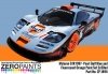 Zero Paints ZP-1494 Mclaren F1 GTR 1997 - Pearl Gulf Blue and Fluorescent Orange Paint Set 2x30ml